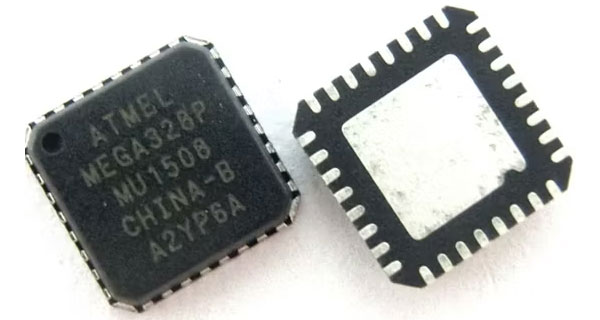 Мікроконтролер ATmega328P-MU в корпусі QFN