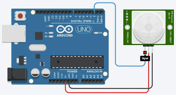 Підключення датчика руху до Arduino